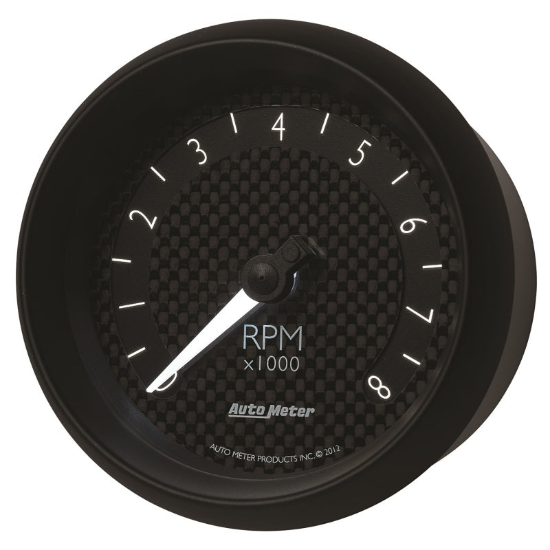 Autometer GT Series 3-3/8in In Dash 8K RPM Tachometer 8097