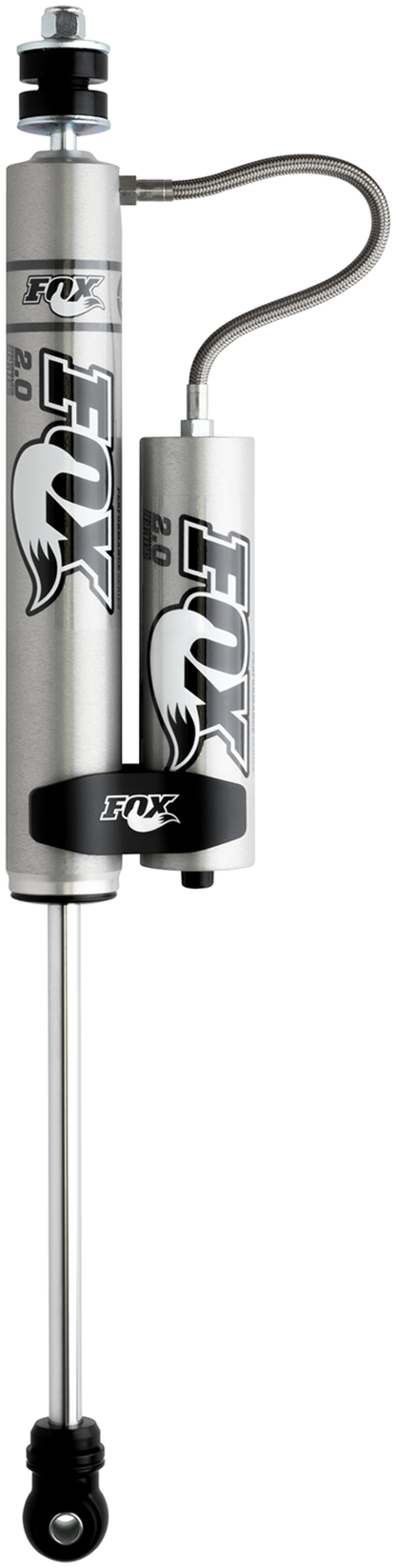 Fox 2.0 Performance Series 10.1in. Smooth Body Remote Res. Shock w/Stem Mount / Std Travel - Black - eliteracefab.com