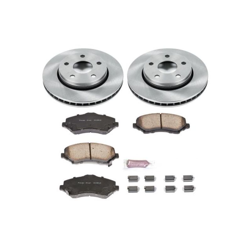 Power Stop 07-17 Jeep Wrangler Front Autospecialty Brake Kit - eliteracefab.com