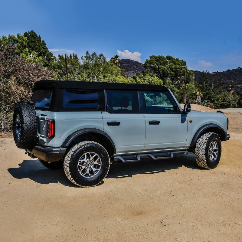 Westin/HDX 2021+ Ford Bronco Drop Nerf Step Bars - Textured Black - eliteracefab.com