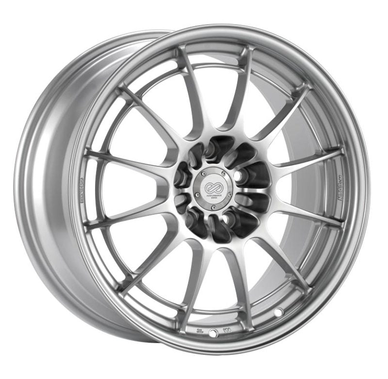 Enkei NT03+M 18x10 5x130 60mm Offset 71.6mm Bore Silver Wheel Enkei