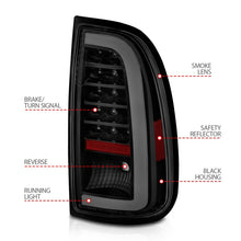 Load image into Gallery viewer, ANZO 00-06 Toyota Tundra (Std. Bed/Reg Cab) LED Taillights w/Light Bar Black Housing Smoke Lens - eliteracefab.com