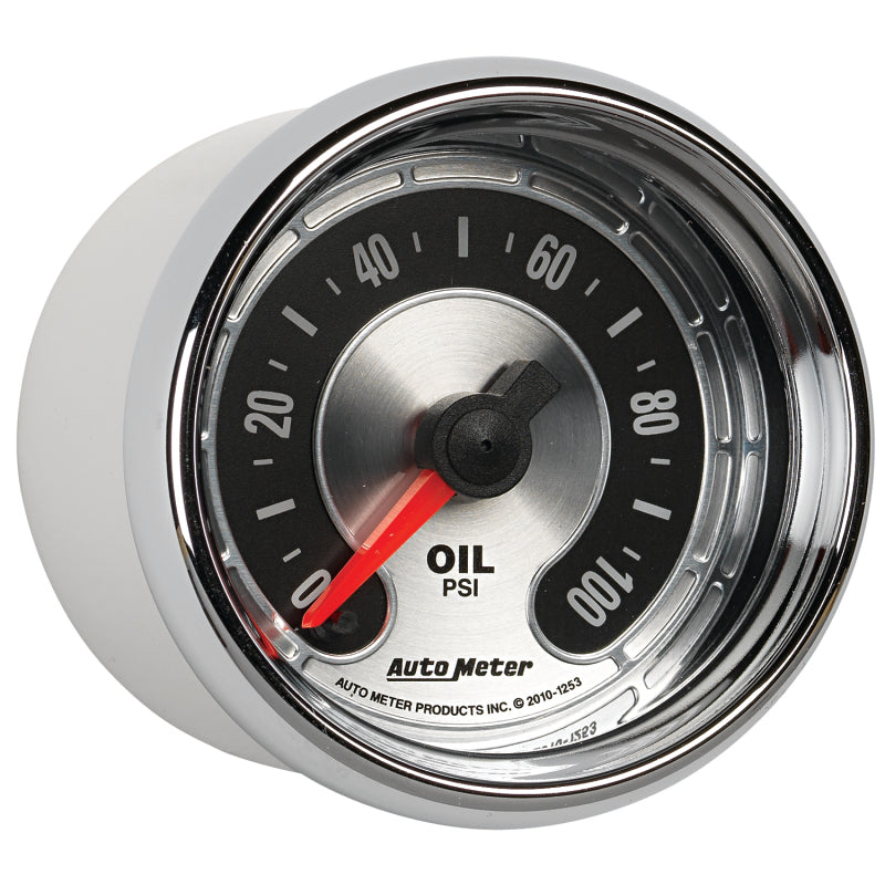 Autometer American Muscle 52mm Full Sweep Electric 0-100 PSI Oil Pressure Gauge 1253