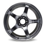 Advan TC4 18x9.5 +35 5-114.3 Racing Gunmetallic and Ring Wheel