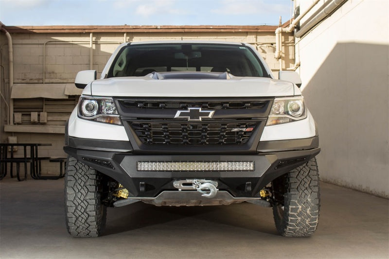 Addictive Desert Designs 17-18 Chevy Colorado Stealth Fighter Front Bumper w/ Winch Mount Addictive Desert Designs