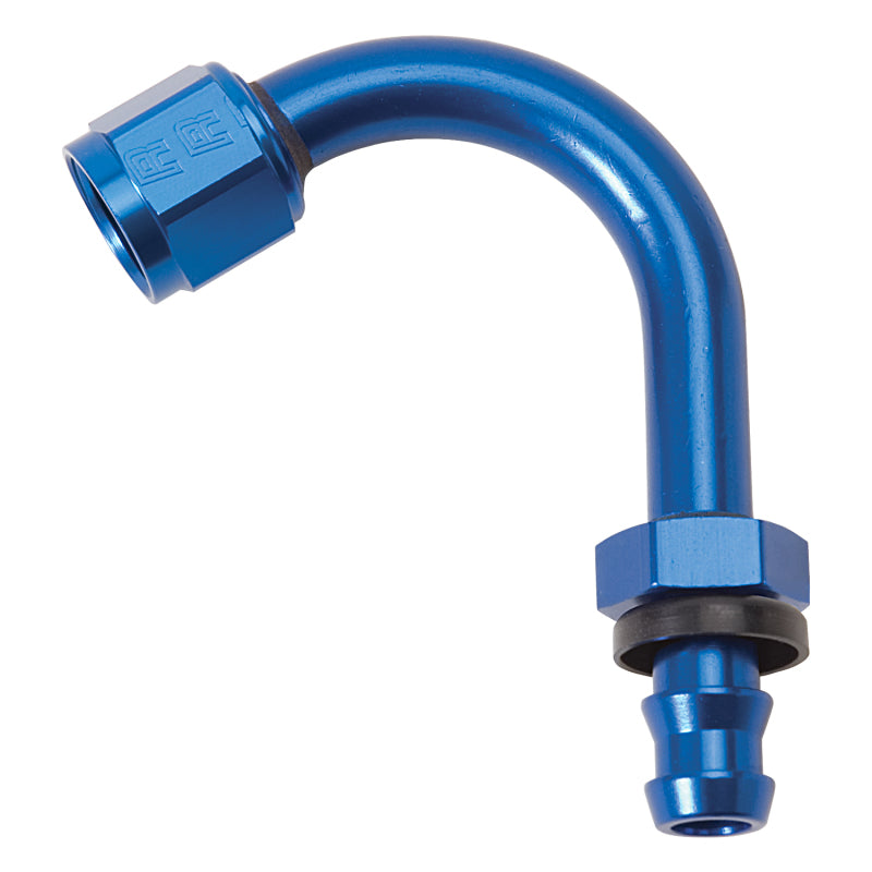 Russell Performance -8 AN Twist-Lok 120 Degree Hose End (1-1/4in Radius)