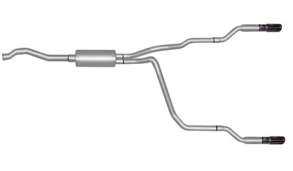 Gibson 01-05 Ford Ranger XL 2.3L 1.75in Cat-Back Dual Split Exhaust - Aluminized - eliteracefab.com