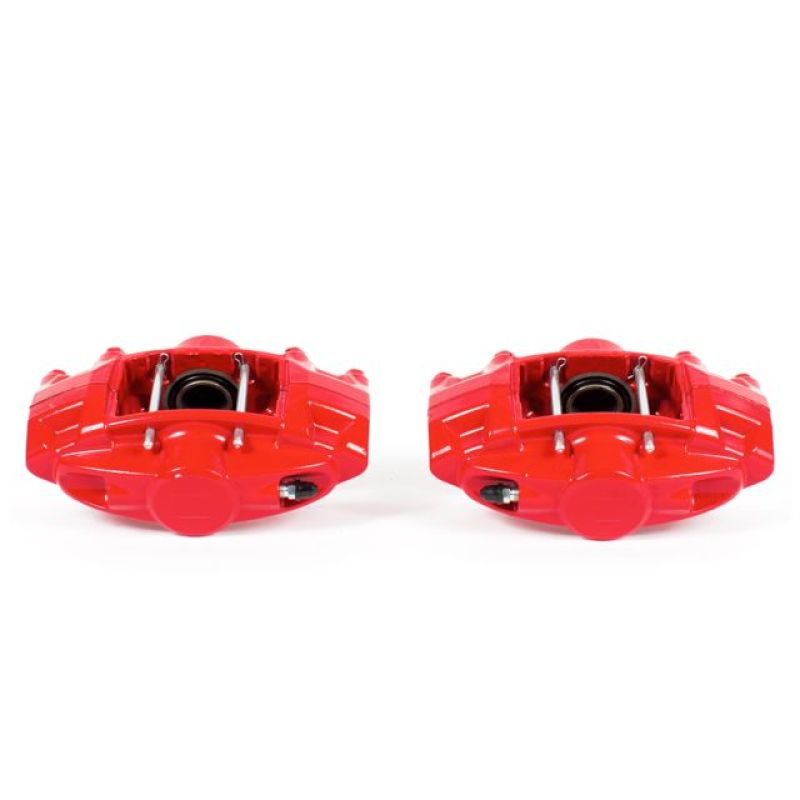 Power Stop 09-13 Infiniti FX50 Rear Red Calipers w/o Brackets - Pair - eliteracefab.com