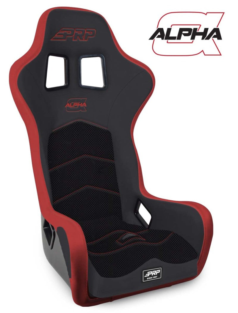 PRP Alpha Composite Seat- Black/Red A3901-204