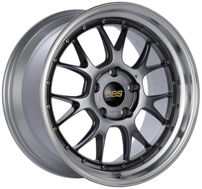 BBS LM-R 19x9.5 5x130 ET40 CB71.6 Diamond Black Center Diamond Cut Lip Wheel BBS