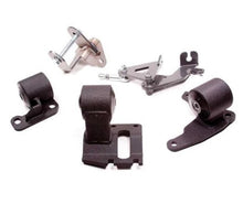 Load image into Gallery viewer, Innovative 90-93 Integra H-Series Black Steel Mounts 95A Bushings