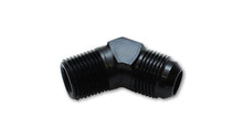 Load image into Gallery viewer, Vibrant 45 Degree Adapter Fitting (AN to NPT) Size -10AN x 3/8in NPT - eliteracefab.com