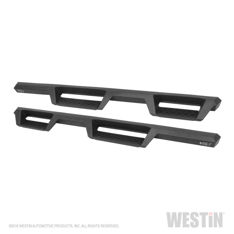 Westin 18-20 Jeep Wrangler JL Unlimited 4DR HDX Drop Nerf Step Bars - Textured Black - eliteracefab.com