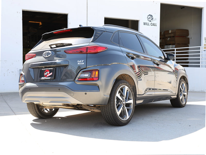 aFe Takeda 2-1/2in 304 SS Axle-Back Exhaust 18-21 Hyundai Kona L4 1.6L (t) - eliteracefab.com