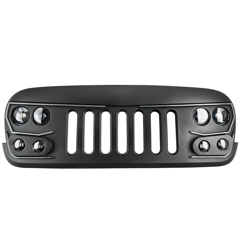 Oracle VECTOR Series Full LED Grille - Jeep Wrangler JK - NA - eliteracefab.com