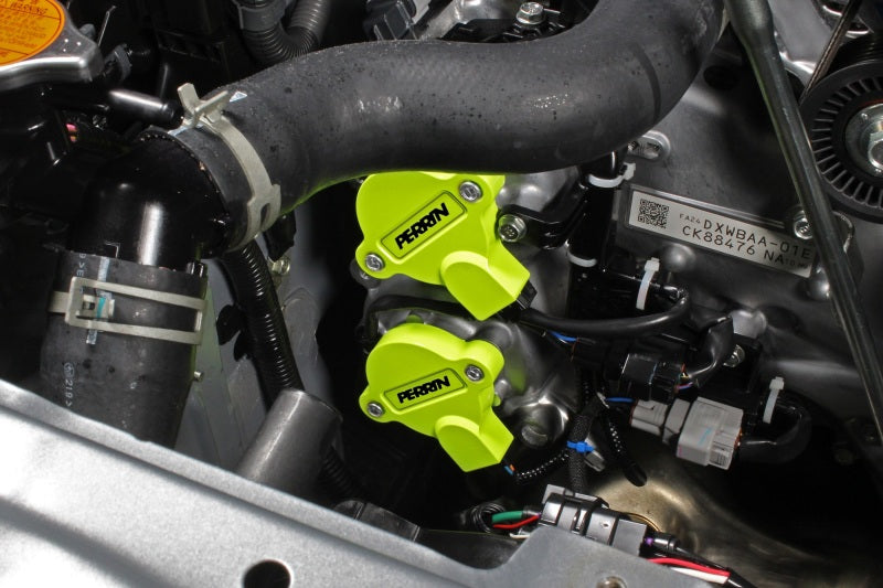 Perrin BRZ/FR-S/86 Cam Solenoid Cover - Neon Yellow - eliteracefab.com