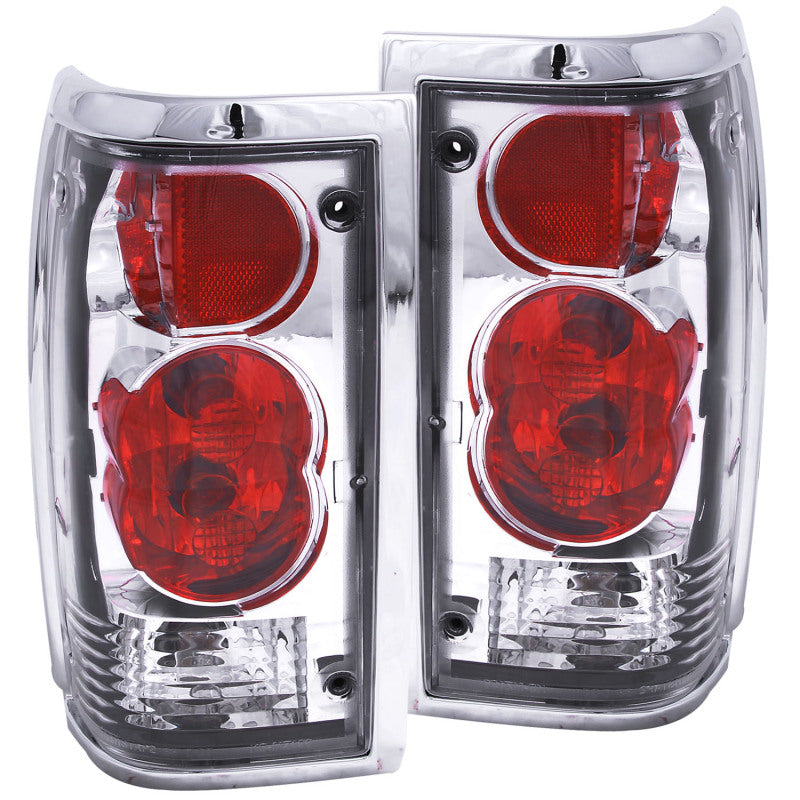 ANZO 1986-1993 Mazda B2000 Taillights Chrome