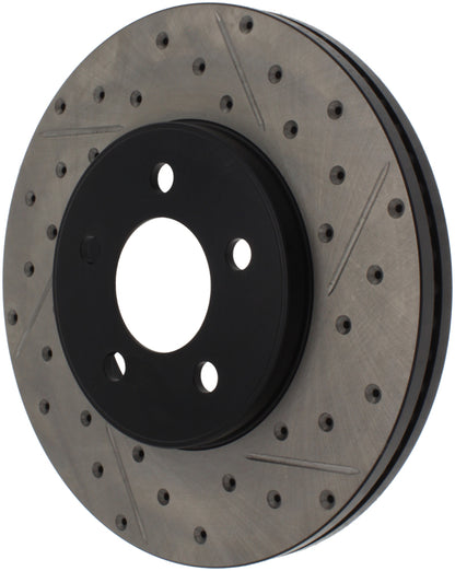 StopTech 03-09 Lincoln Town Car / 03-09 Mercury Grand Marquis Front Right Slotted & Drilled Rotor Stoptech