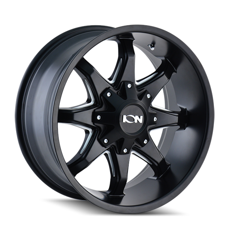 ION Type 181 17x9 / 5x127 BP / 18mm Offset / 87mm Hub Satin Black Wheel