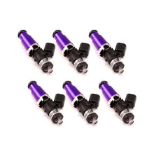 Load image into Gallery viewer, Injector Dynamics ID1050X Injectors 14mm (Purple) Adaptor Tops Denso Lower (Set of 6) - eliteracefab.com