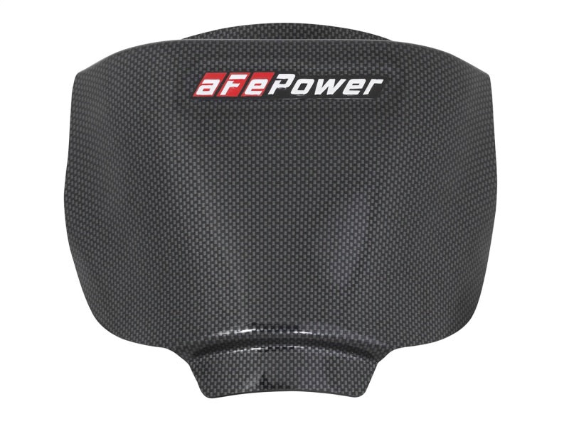 aFe MagnumFORCE Intake Rain Shield 15-16 Dodge Challenger SRT Hellcat 6.2L V8 (sc) - Carbon Finish - eliteracefab.com