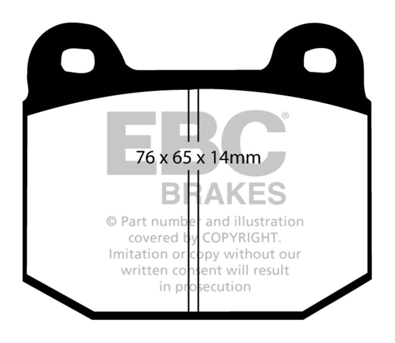 EBC 99-03 Mitsubishi Lancer Evolution 2.0 Turbo Bluestuff Rear Brake Pads - eliteracefab.com