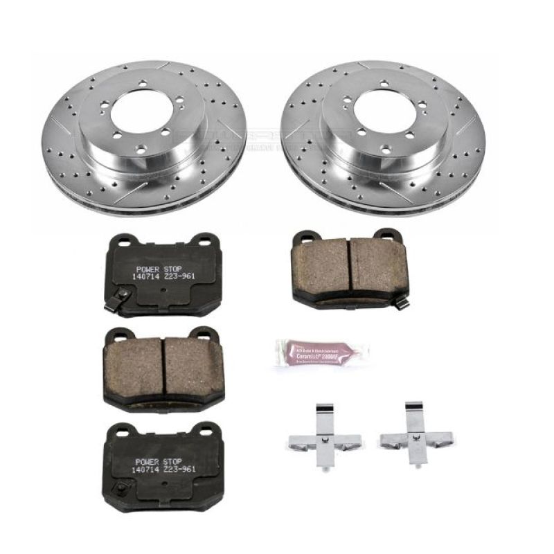 Power Stop 03-06 Mitsubishi Lancer Rear Z23 Evolution Sport Brake Kit - eliteracefab.com