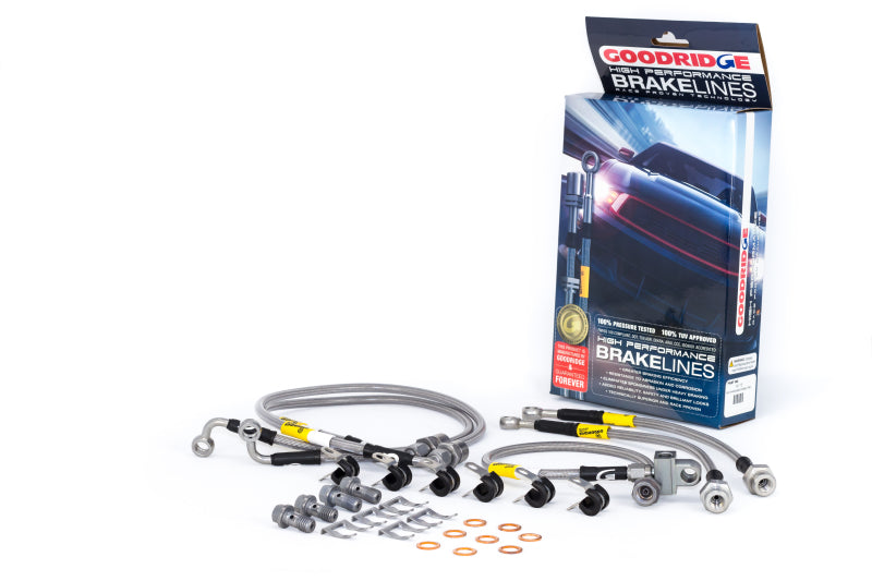 Goodridge 00-06 Tahoe / 00-07 Suburban / 00-05 Escalade All w/o Stablia Track Brake Lines - eliteracefab.com