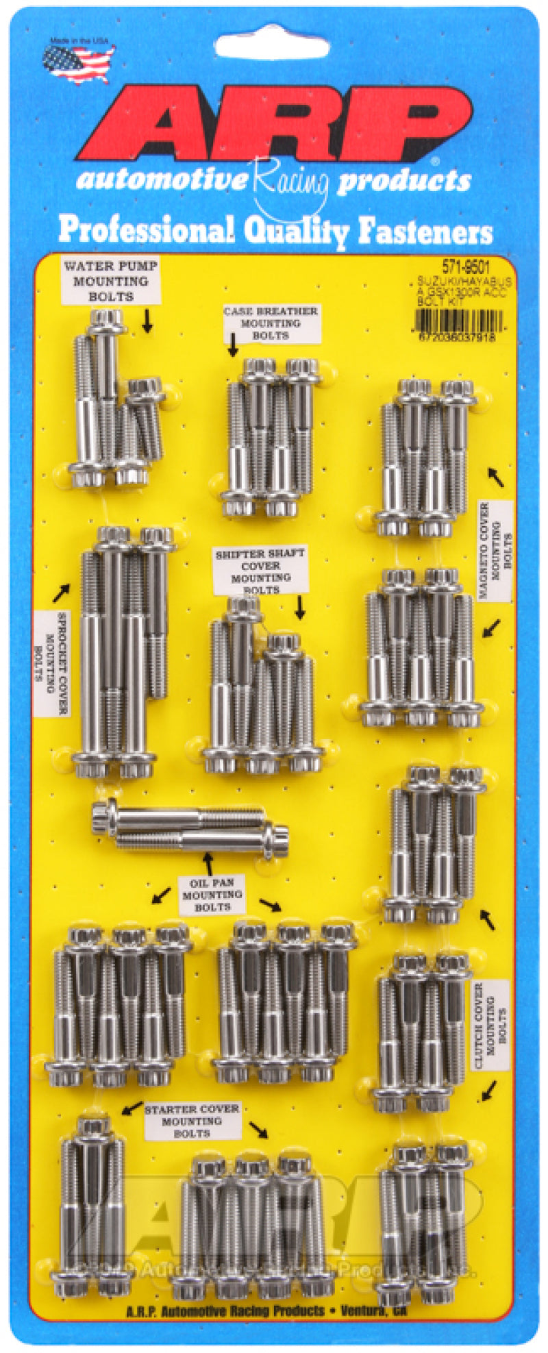 ARP Suzuki/Hayabusa GSX1300R SS 12pt Accessory Bolt Kit ARP