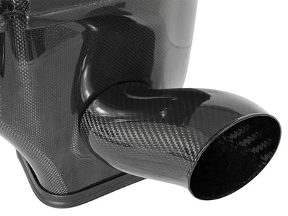 aFe Momentum GT Carbon Fiber Dynamic Air Scoop 15-18 Dodge Challenger V6-3.6L/V8-5.7L/6.4L HEMI - eliteracefab.com