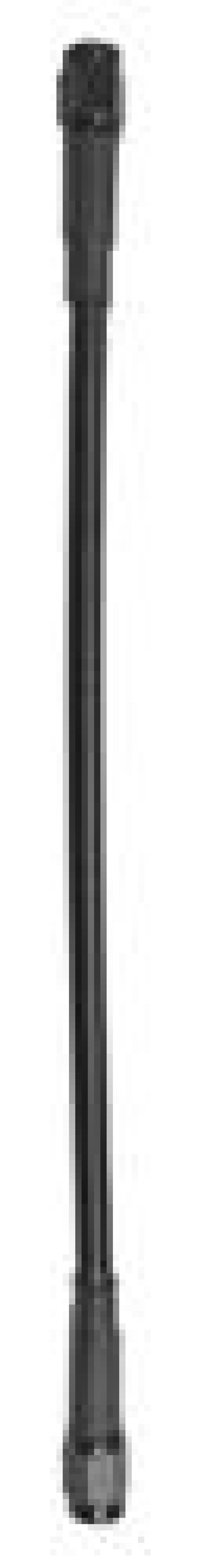 Fragola -3AN Black Covered Assembly Straight x Straight 36in Fragola