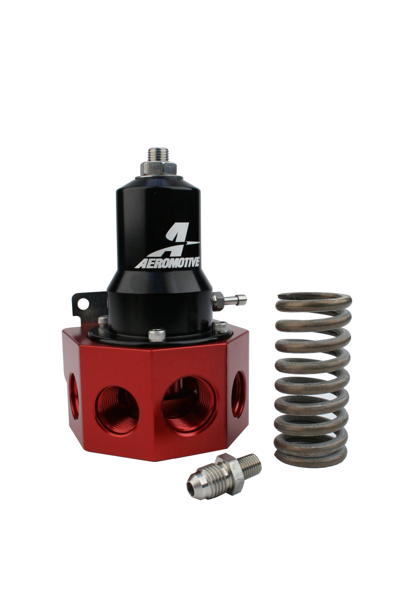 Aeromotive 13133 Extreme Flow EFI Regulator,30-120 PSI,-8AN/-10AN - eliteracefab.com