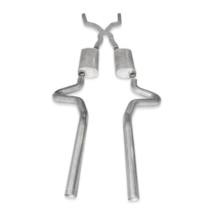 Stainless Works Chevy Chevelle LS1 Hot Rod 1968-72 Exhaust 3in Stainless Turbo Mufflers Stainless Works