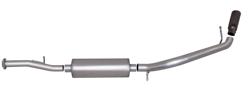 Gibson 07-12 Chevrolet Avalanche LS 5.3L 3in Cat-Back Single Exhaust - Stainless - eliteracefab.com