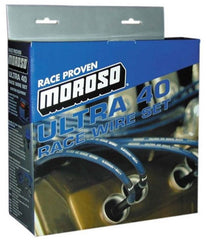 Moroso 03-05 Dodge 5.7L Hemi Ignition Wire Set - Ultra 40 - Unsleeved - Blue