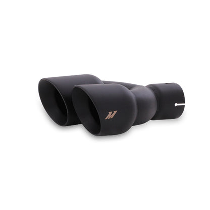 Mishimoto 14-16 Ford Fiesta ST 1.6L 2.5in Stainless Steel Resonated Cat-Back Exhaust w/ Black Tips - eliteracefab.com