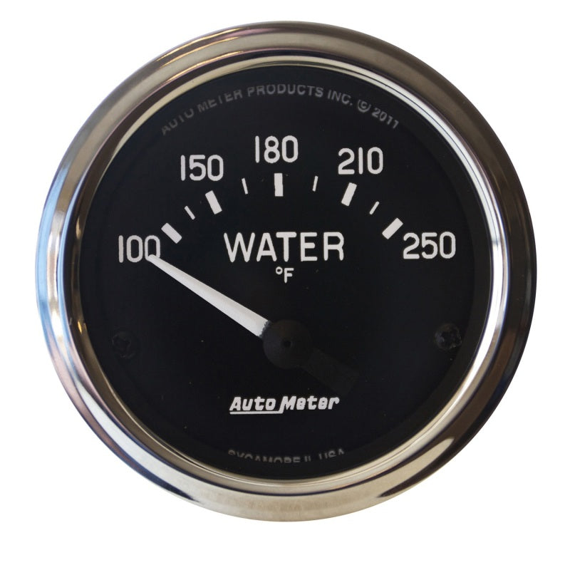Autometer Cobra 2 1/16in 100-250 Def F Electric Water Temp Gauge 201015