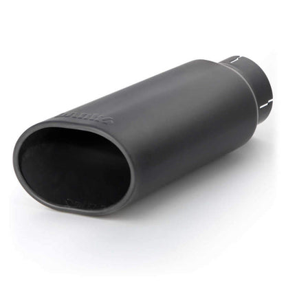 Banks Power Tailpipe Tip Kit - SS Obround Slash Cut - Black - 3.5in Tube - 4.38in X 5.25in X 13.38in Banks Power