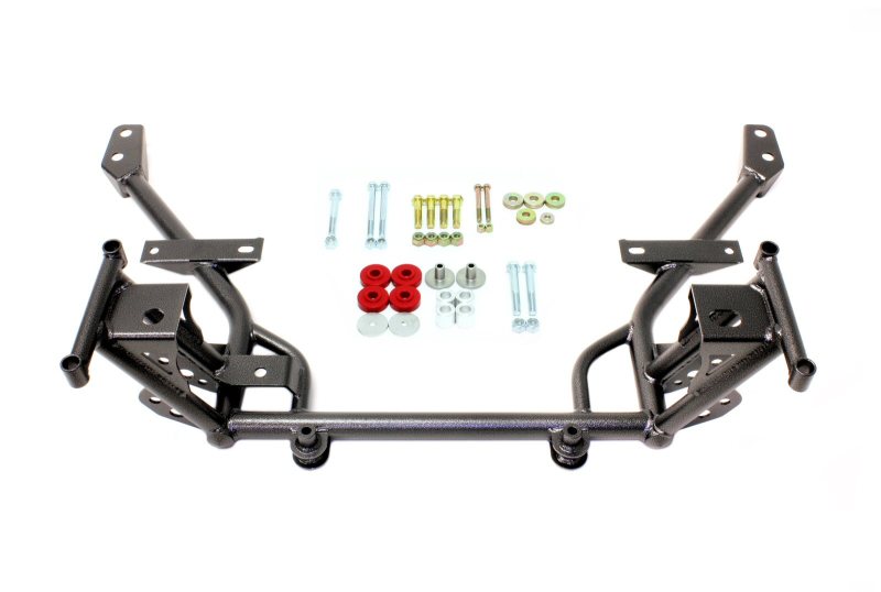 BMR K-MEMBER TUBULAR STANDARD MOUNTS BLACK (05-14 MUSTANG S197) - eliteracefab.com