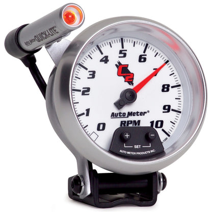 Autometer C2 3 3/4 inch 10000RPM In-Dash Tachometer w/ Ext. Quick-Lite 7290