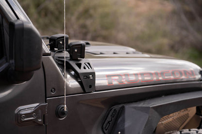 DV8 Offroad 18-25 Jeep Gladiator JT Cowl Light Bar Bracket LBJL-04