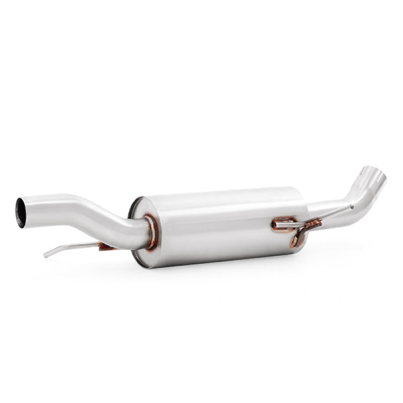 Mishimoto 14-16 Ford Fiesta ST 1.6L 2.5in Stainless Steel Resonated Cat-Back Exhaust w/ Burnt Ti - eliteracefab.com