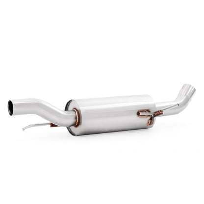 Mishimoto 14-16 Ford Fiesta ST 1.6L 2.5in Stainless Steel Resonated Cat-Back Exhaust w/ Burnt Ti - eliteracefab.com