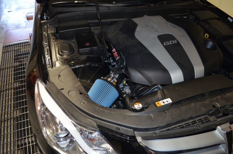 Injen 2014 Hyundai Genesis Sedan 3.8L V6 Black Short Ram Intake with MR Technology - eliteracefab.com