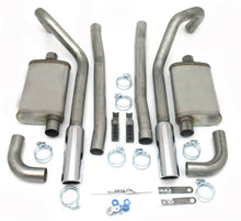 Load image into Gallery viewer, JBA 65-70 Ford Mustang 260-428 409SS Dual Under Rear Valance Header Back Exhaust