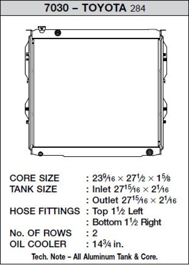 CSF Cooling - Racing & High Performance Division 99-06 Toyota Tundra V8 (Automatic & Manual) Toyota Tundra 2000-2006 - eliteracefab.com