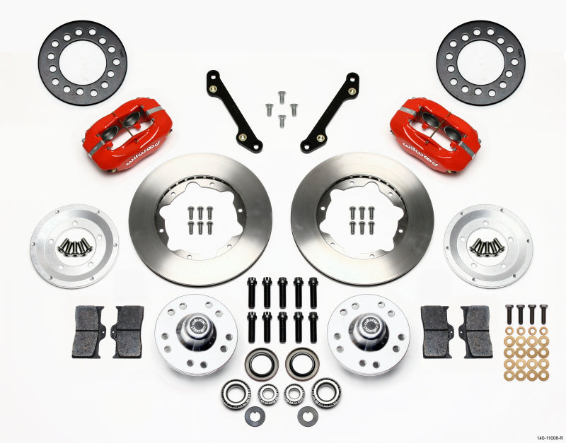Wilwood Forged Dynalite Front Kit 11.00in Red 79-81 Camaro Wilwood