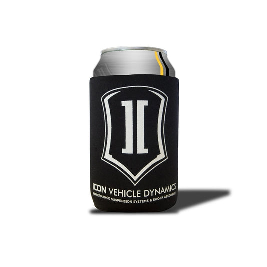 ICON Black Koozie With Shield - ICON-KOOZIE