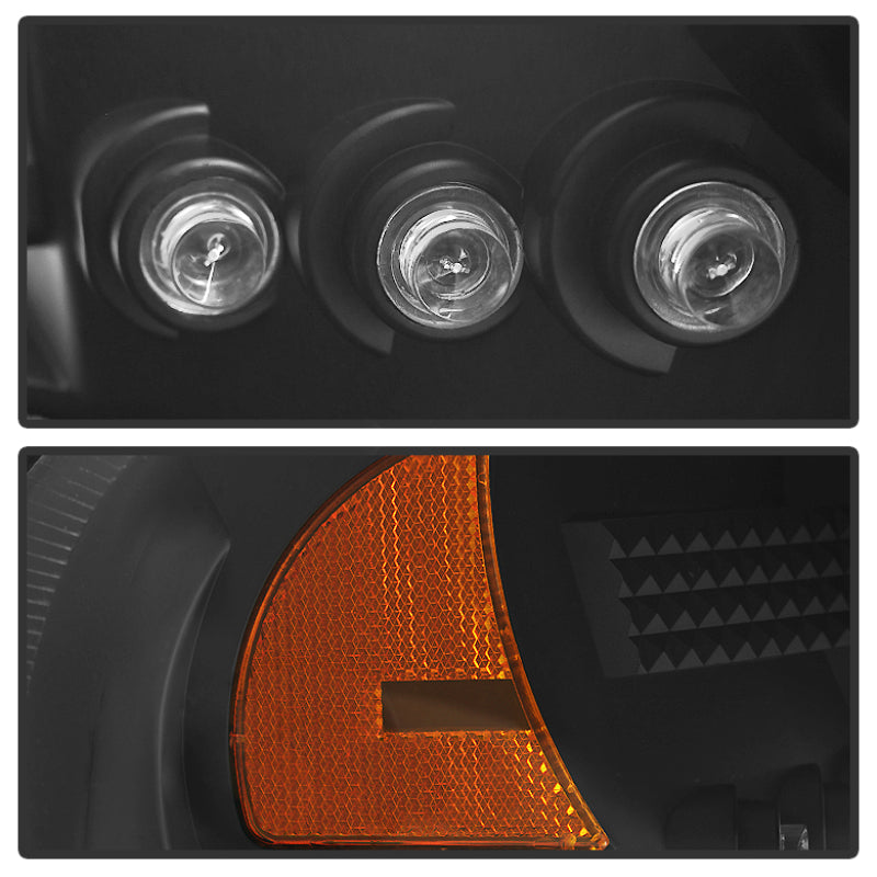 Spyder GMC Sierra 1500/2500/3500 99-06 Projector Headlights LED Halo LED Black PRO-YD-CDE00-HL-BK - eliteracefab.com