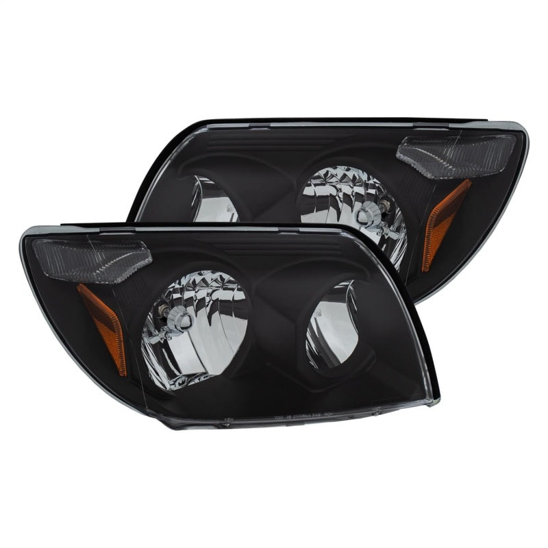 ANZO 2003-2005 Toyota 4Runner Crystal Headlights Black - eliteracefab.com